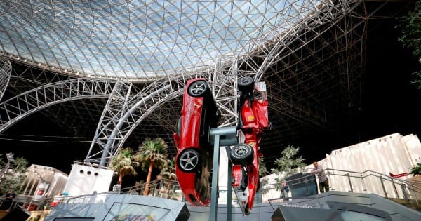 Wonderful Ferrari World Theme Park, Abu Dhabi 17 Car Display at the Ferrari World, Abu Dhabi