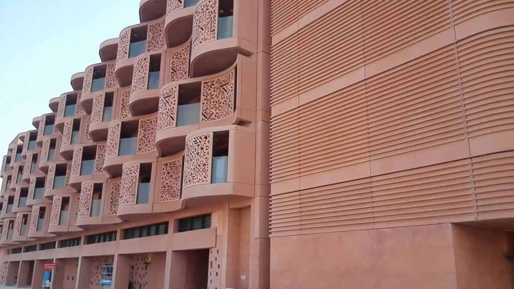 The Architecture Mastery of the Masdar City 8 The Masdar City Wall Sculpture