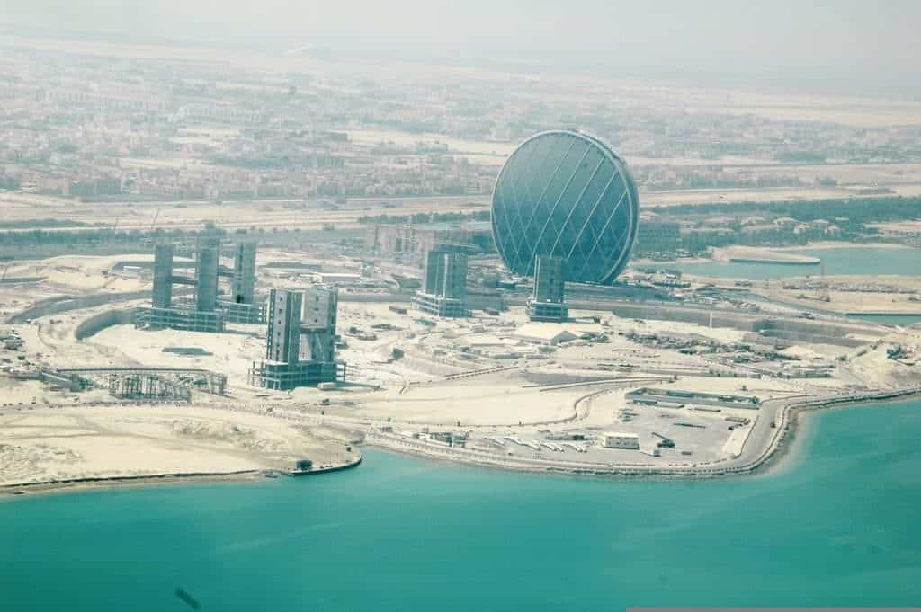 The Mighty Aldar Headquarters in Al Raha Beach, Abu Dhabi 8 Aldar Headquarters Seaplane View