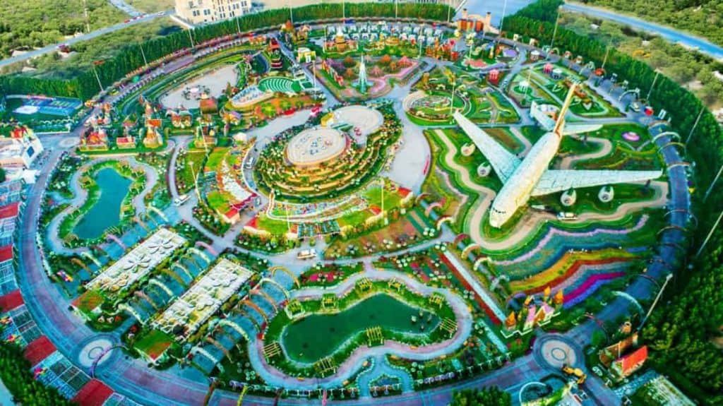 The Beautiful Miracle Garden Of Dubai 6 Miracle Garden Seaplane View